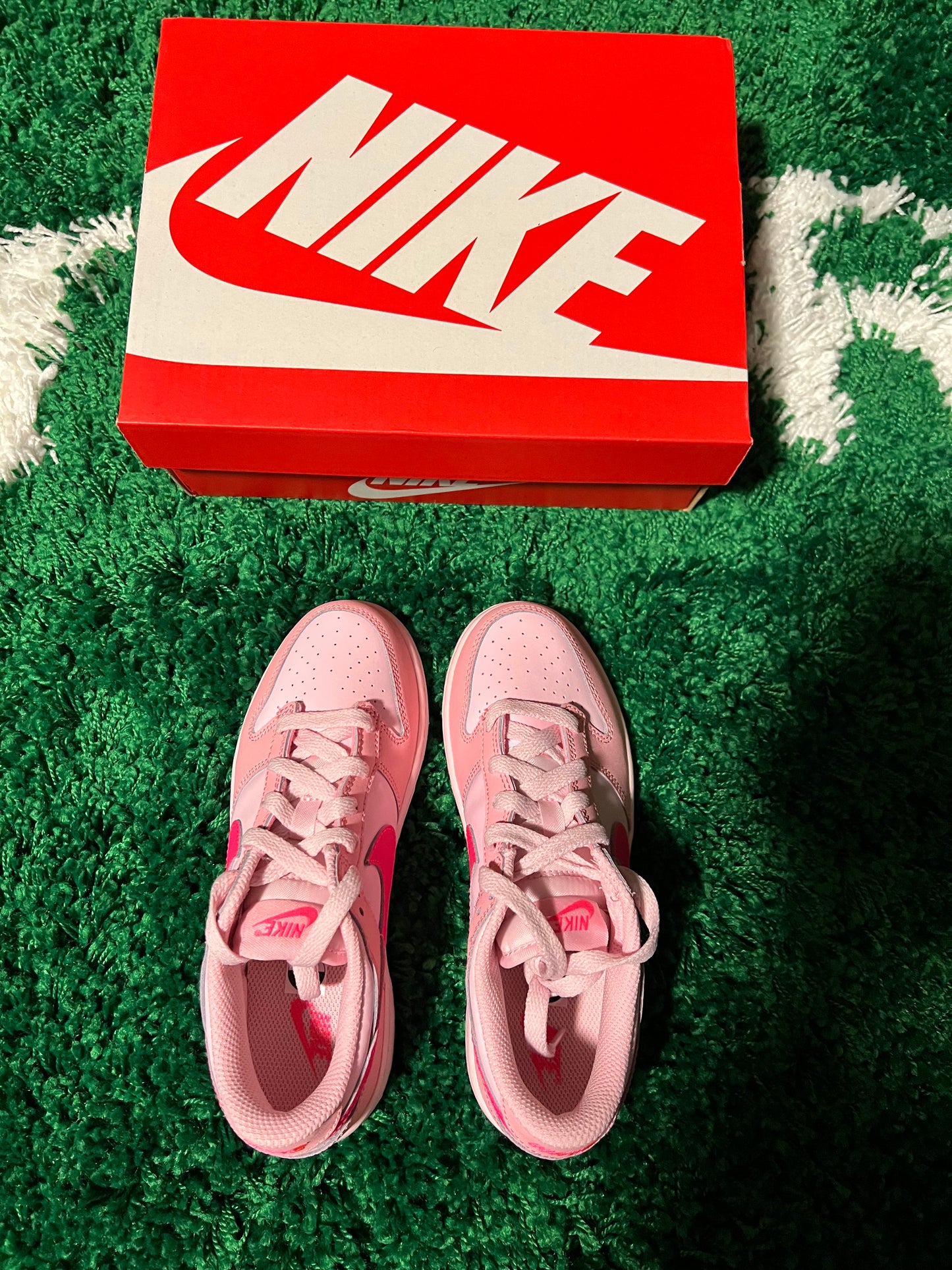 Nike Dunk Low Triple Pink (PS) - Size 3Y