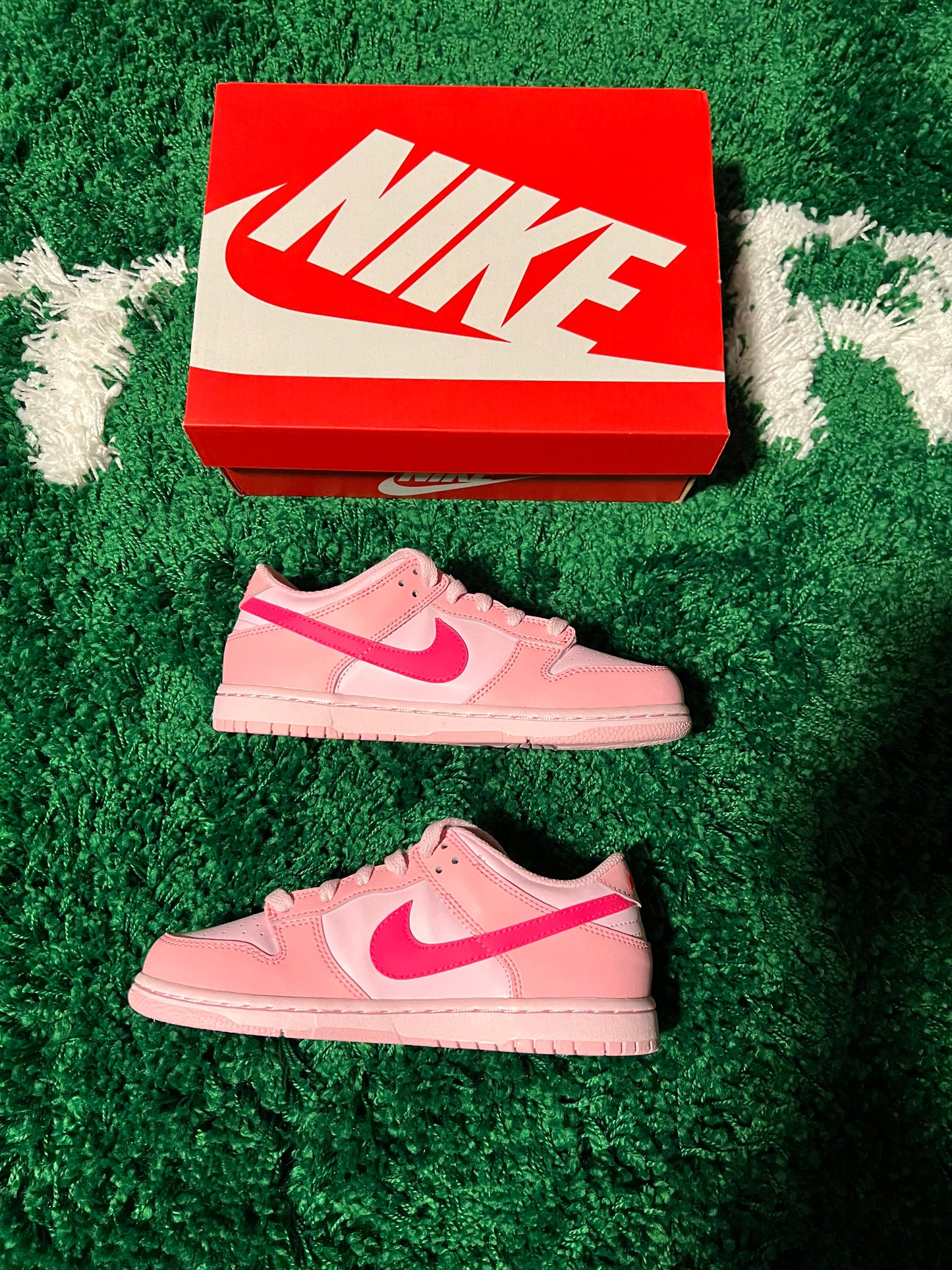 Nike Dunk Low Triple Pink (PS) - Size 3Y