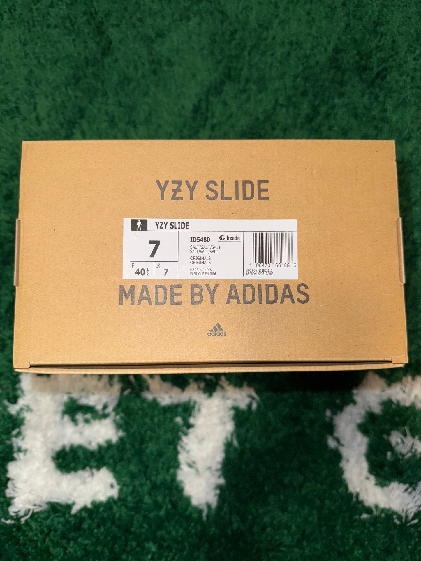 Adidas Yeezy Slide Salt - Size 7