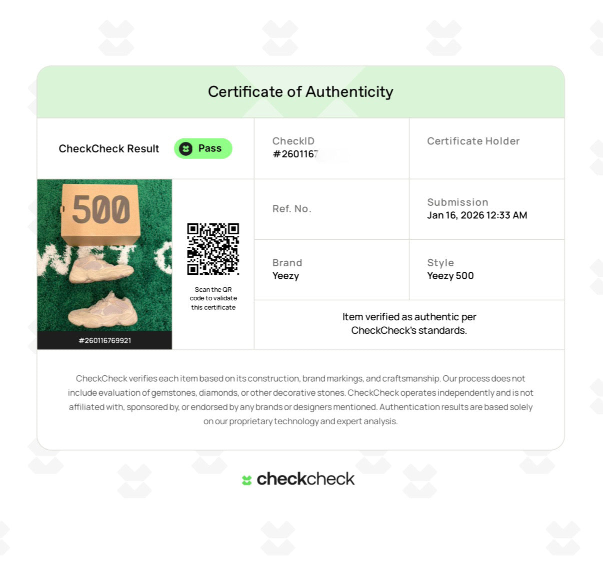 Adidas Yeezy 500 Blush - Size 11