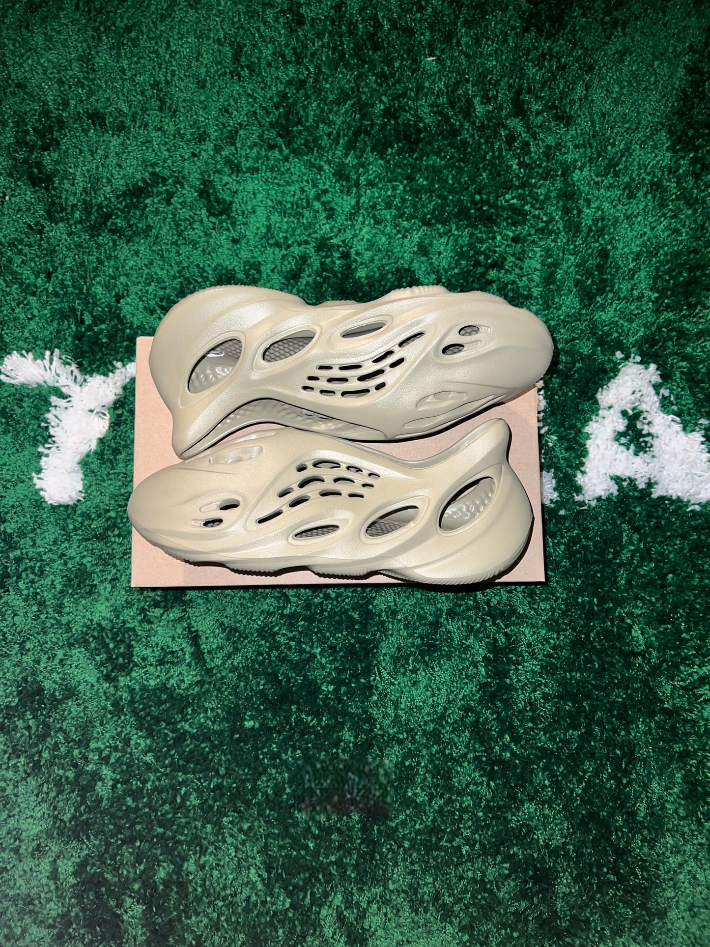 Yeezy Foam RNR Stone Salt - Size 14
